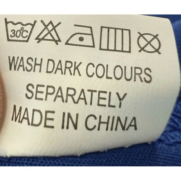 Women's Blazer Jacket Business Suit Coat Lapel Long Sleeve Royal Blue Sz L - Picture 9 of 9